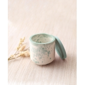 Moule en Silicone Pot Lisse Rond Avec Couvercle Diam 8 cm H 7,7 cm