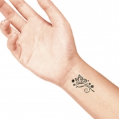 Tampon en Pierre pour Tatoo Ladot Curly Papillon