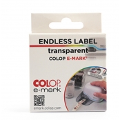 Étiquettes Transparentes Colop e-Mark 14 mm x 8 m