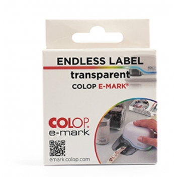 254805 - 9004362000075 - Colop - Étiquettes Transparentes Colop e-Mark 14 mm x 8 m - 3