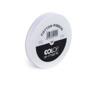 Ruban Coton Blanc Colop e-Mark 10 mm x 25 m