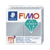 Pâte Fimo 57 g Effect Metal Argent 8010-81