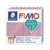 Pâte Fimo 57 g Effect Paillette Or Rose 8010-212