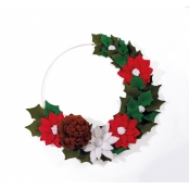 Kit Feutrine Couronne de Noël