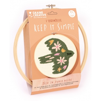 420224 - 3532434202240 - Graine créative - Kit Punch Needle Oiseau - 6