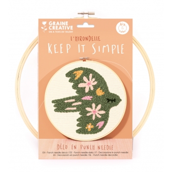420224 - 3532434202240 - Graine créative - Kit Punch Needle Oiseau - 3