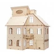 Maquette 3D en Bois Puzzle Maison de Poupée