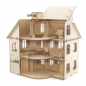 Maquette 3D en Bois Puzzle Maison de Poupée