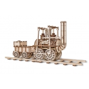 Maquette 3D en Bois Puzzle Locomotive