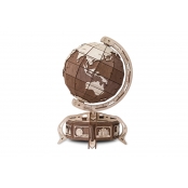 Maquette 3D en Bois Puzzle Globe Marron