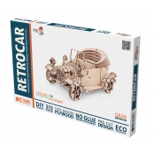 Maquette 3D en Bois Puzzle Voiture Rétro