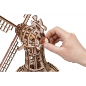 Maquette 3D en bois Moulin