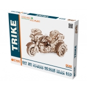 Maquette 3D en bois Moto Tricycle