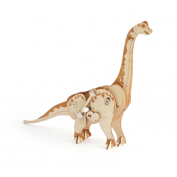 560198 - 3532435601981 - Graine créative - Maquette en Bois Mécanique Diplodocus - 3