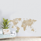 Puzzle Map Monde Murale