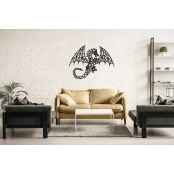 Puzzle déco minimaliste Dragon