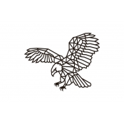 Puzzle déco minimaliste Aigle