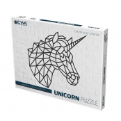 Puzzle déco minimaliste Licorne