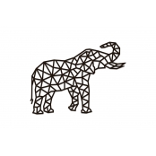 Puzzle déco minimaliste éléphant