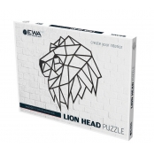 Puzzle déco minimaliste Lion 2