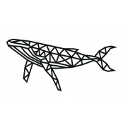 Puzzle déco minimaliste Baleine