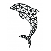 Puzzle déco minimaliste Dauphin