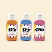 Peinture Textile Cyan 50 ml