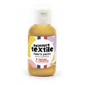 Peinture Textile Or 50 ml