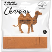 Maquette en carton Chameau
