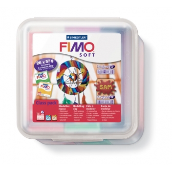 261990 - 4007817802328 - Fimo - Atelier coffret Fimo 26 pains et accessoires 8023.50 - 8