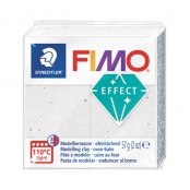 Pâte Fimo 57 g Effect Pierre Granite Blanc