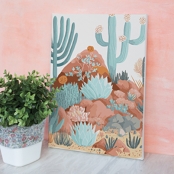 Peinture au Numéro 20x30cm Cactus