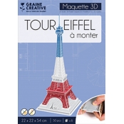 Maquette 3D Mousse Tour Eiffel
