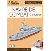 Maquette 3D Mousse Navire de Combat