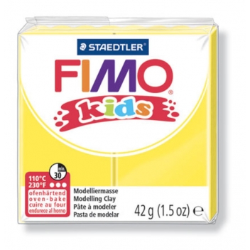 262201 - 4007817805022 - Fimo - Pâte Fimo Kids 42 g Jaune 8030.1 - 4