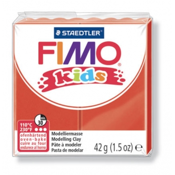 262202 - 4007817805039 - Fimo - Pâte Fimo Kids 42 g Rouge 8030.2 - 4