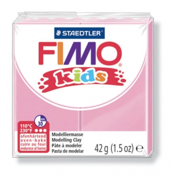 262204 - 4007817805053 - Fimo - Pâte Fimo Kids 42 g Rose 8030.25 - 4