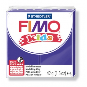 262211 - 4007817805121 - Fimo - Pâte Fimo Kids 42 g Violet 8030.6 - 4