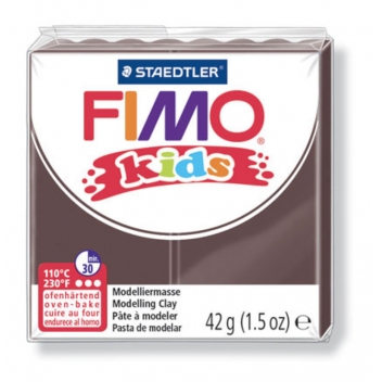 262212 - 4007817805138 - Fimo - Pâte Fimo Kids 42 g Marron 8030.7 - 4