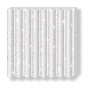262214 - 4007817805152 - Fimo - Pâte Fimo Kids 42 g Blanc pailleté 8030.052