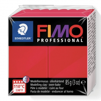 263108 - 4007817800157 - Fimo - Pâte Fimo 85 g Professional Carmin 8004.29 - 3