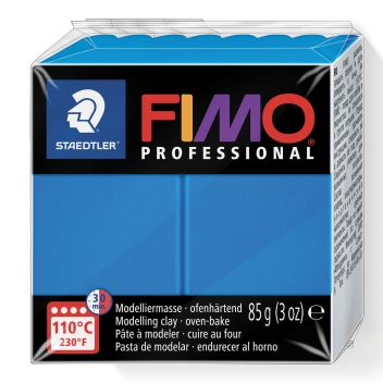 263109 - 4007817800195 - Fimo - Pâte Fimo 85 g Professional Bleu 8004.300 - 3