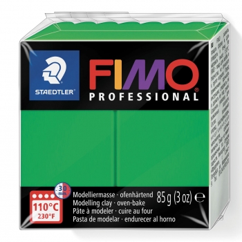 Pâte Fimo 85 g Professional Bien Vert 8004.5