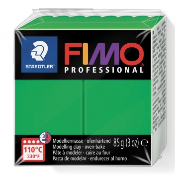 263114 - 4007817800225 - Fimo - Pâte Fimo 85 g Professional Bien Vert 8004.5 - 4