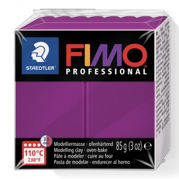 263118 - 4007817800256 - Fimo - Pâte Fimo 85 g Professional Violet 8004.61 - 3