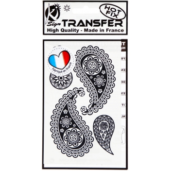 194593 - 3760131945935 - Graine créative - Transfert thermocollant Cachemire 9 x 14,5 cm - France - 3