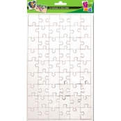 Puzzles de 54 pièces à décorer 24x16 cm 10 pièces