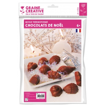 282250 - 3471052822501 - Graine créative - Moule chocolat Noel tradition - France - 4