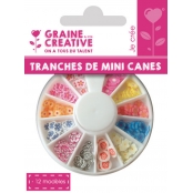 Tranches de canes MINI MINI Fleur pastel