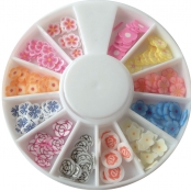 Tranches de canes MINI MINI Fleur pastel